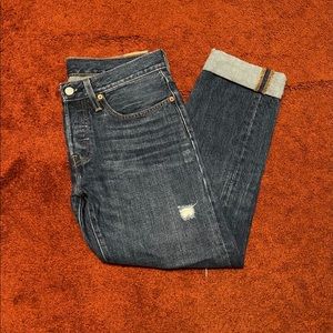 Levi’s distressed denim jeans